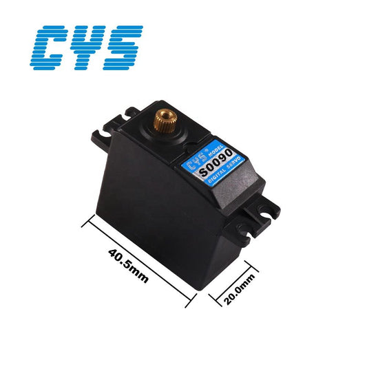 RC Car Servo CYS-S0090 Digital RC Servo Waterproof 6.5kg*cm Iron Core Motor 1:10 Scale Digital Servo for Metal RC Boats Toy Parts