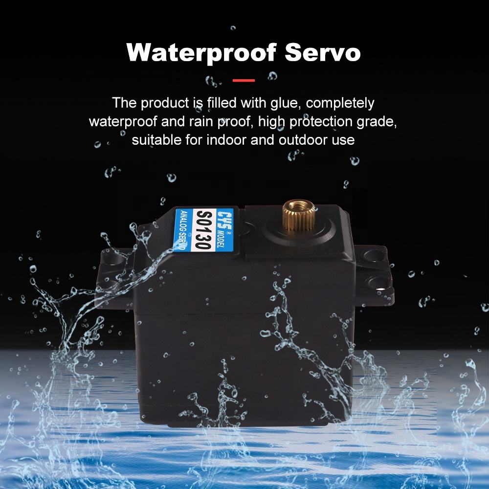 RC Car Servo CYS-S0130 Unisex Waterproof Digital Servo GPS Mini RC Airplane Battery Operated 12KG High Torque Rotor 6mm 21T RC Helicopter"