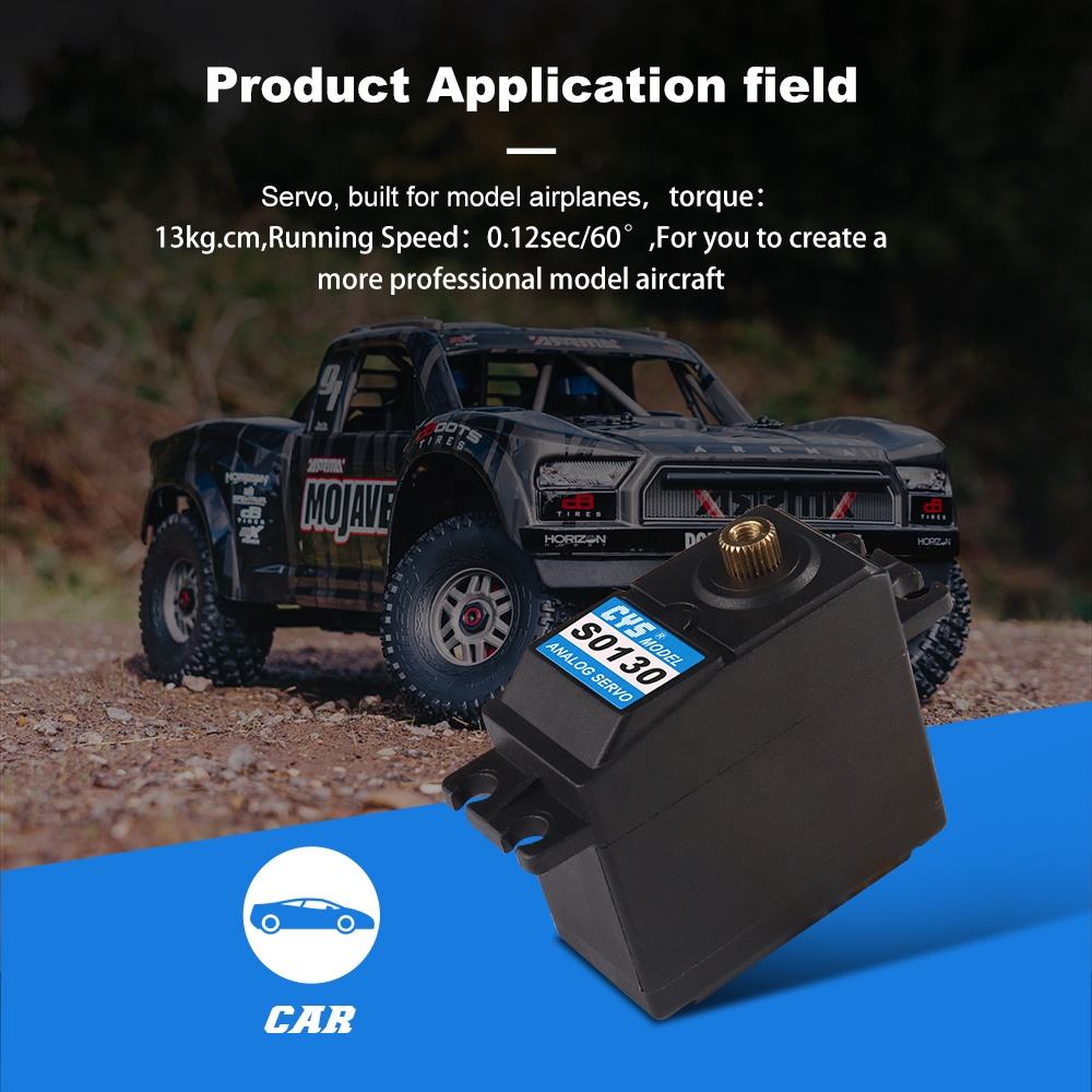 RC Car Servo CYS-S0130 Unisex Waterproof Digital Servo GPS Mini RC Airplane Battery Operated 12KG High Torque Rotor 6mm 21T RC Helicopter"