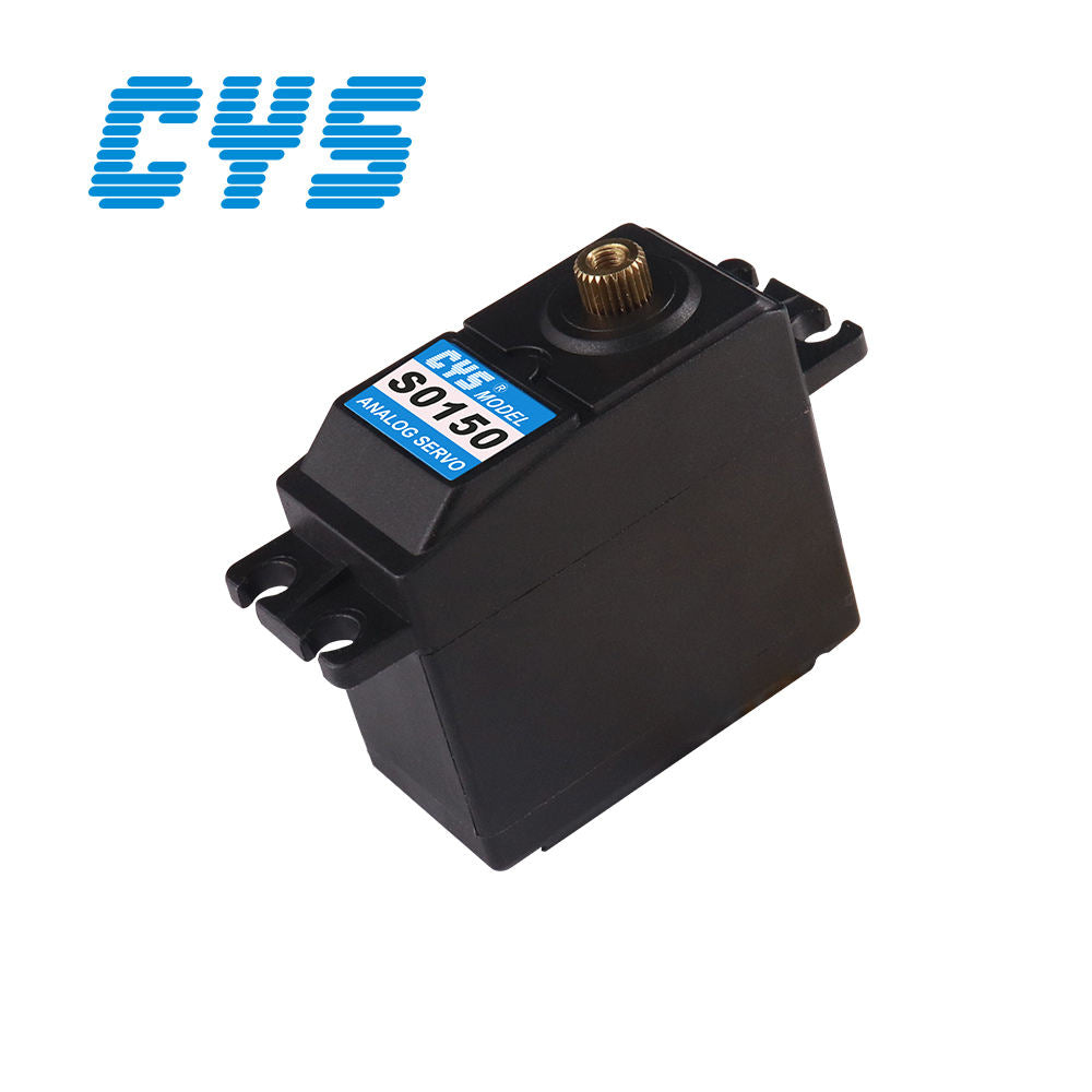 RC Car Servo CYS-S0150 15kg Torque Standard Size Servo Waterproof Full Metal Gear and Iron Core Motor Analog RC Servo for 1:8 RC Car RC Plane