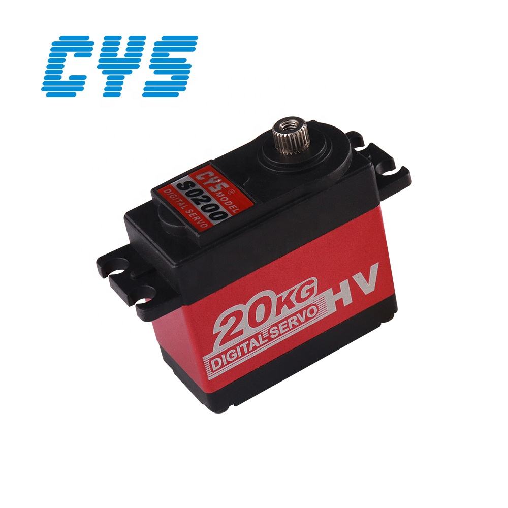 RC Car Servo CYS-S0200 Unisex Full Metal Gear Essential Radio System High 20kg Waterproof Digital Servo RC Truck Parts Unisex