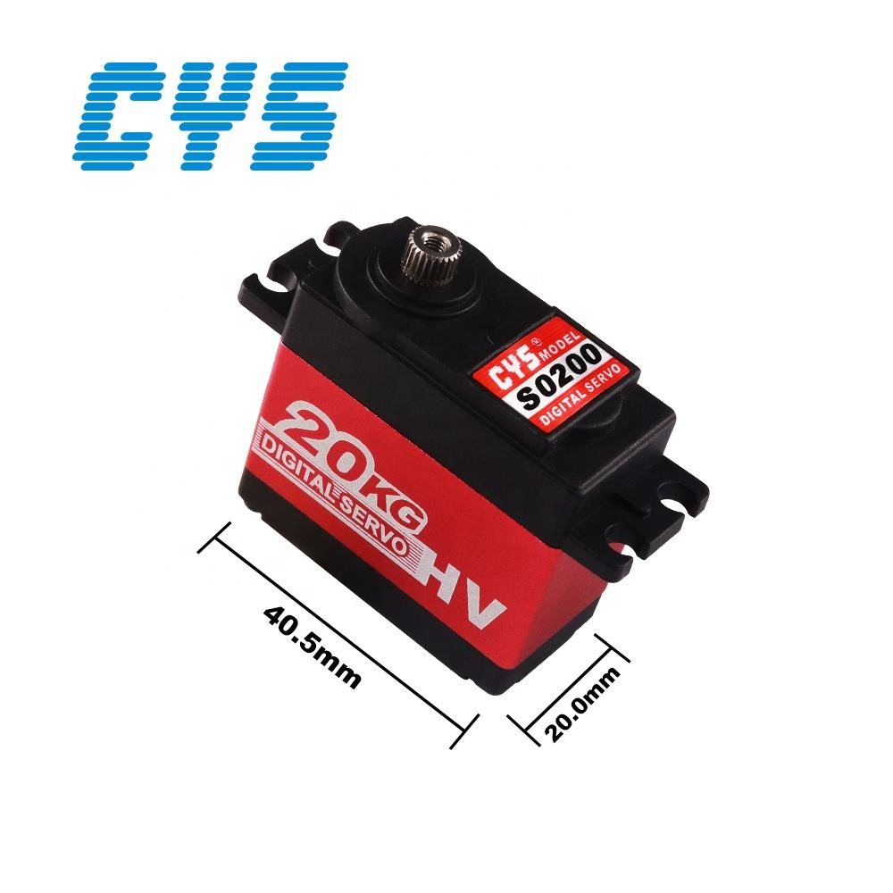 RC Car Servo CYS-S0200 Unisex Full Metal Gear Essential Radio System High 20kg Waterproof Digital Servo RC Truck Parts Unisex