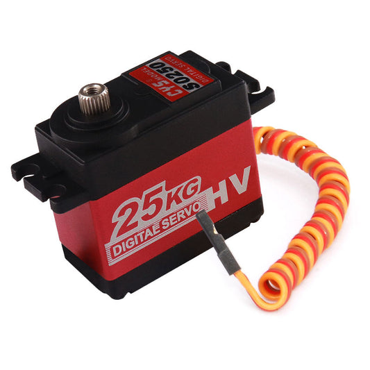 Micro Servo Used for remote control of cars, airplanes, digital servos, 25KG high torque alloy gears, waterproof robot toys