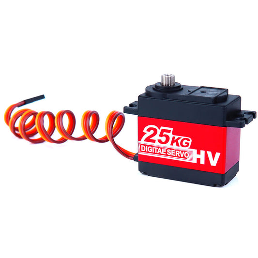 Micro Servo Used for remote control of cars, airplanes, digital servos, 25KG high torque alloy gears, waterproof robot toys