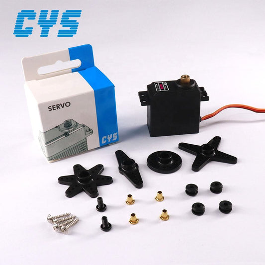 Micro Servo CYS-S0300 Metal Digital Micro Iron Core Servo Motor-30g Super Light 5kg Max Forward 35kg Stall for RC Boats/Drones/Cars