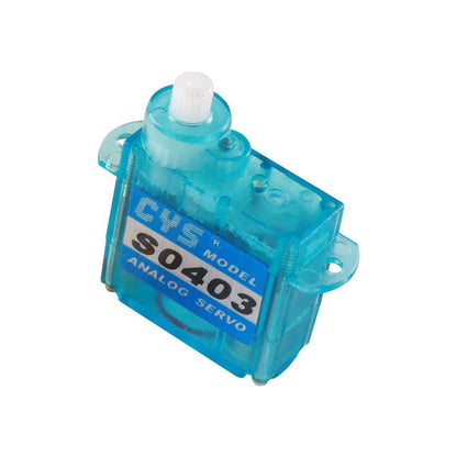 Micro Servo CYS-S0403 Unisex Lightweight 0.8kg Coreless Torque RC Airplane Toy Micro Servo Mini GPS Radio Systems Analog RC Parts Accs