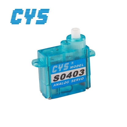 Micro Servo CYS-S0403 Unisex Lightweight 0.8kg Coreless Torque RC Airplane Toy Micro Servo Mini GPS Radio Systems Analog RC Parts Accs
