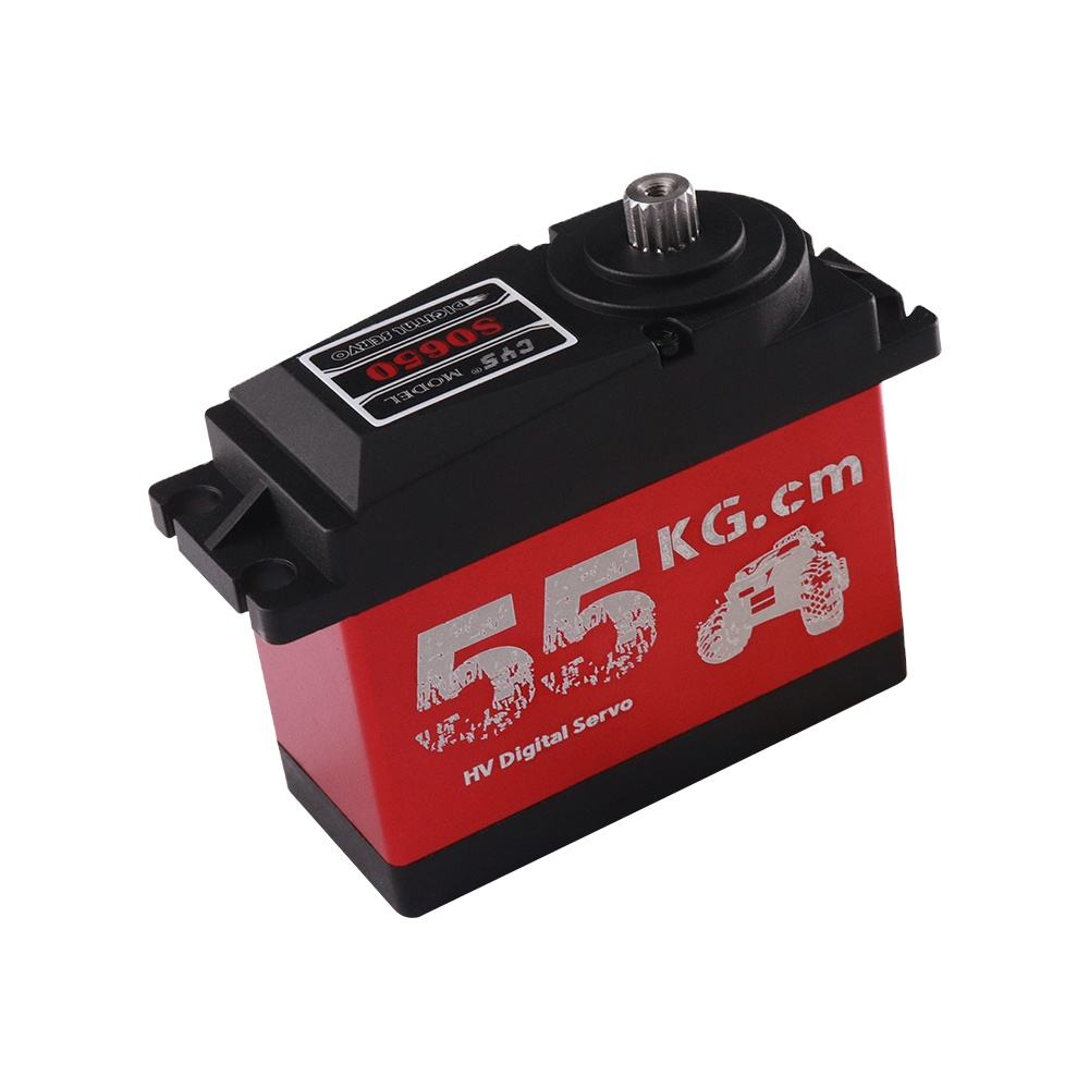 RC Car Servo CYS-S0650 China Manufacturer's Unisex 1/5 Scale RC Car  Model Super Torque DC Motor 205g 55kg Waterproof Metal Radio High Toy RC Plastic