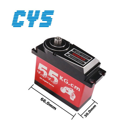 RC Car Servo CYS-S0650 China Manufacturer's Unisex 1/5 Scale RC Car  Model Super Torque DC Motor 205g 55kg Waterproof Metal Radio High Toy RC Plastic