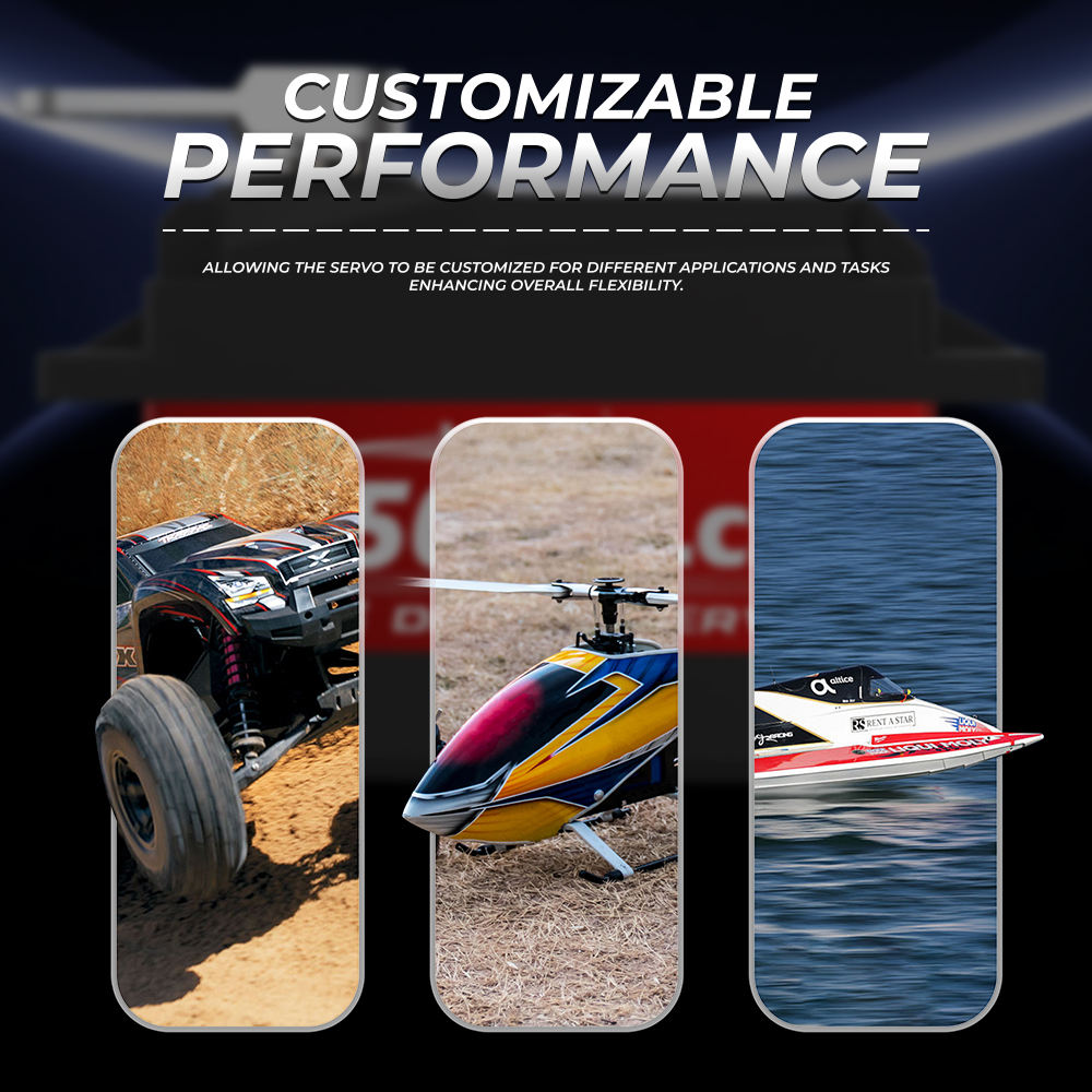 large torque r CYS-S1500-02 Unisex 150kg Torque HV Waterproof DC Motor Essential RC Boat Airplane Industrial Robot Radio Systems AC Accs-Plastic Material