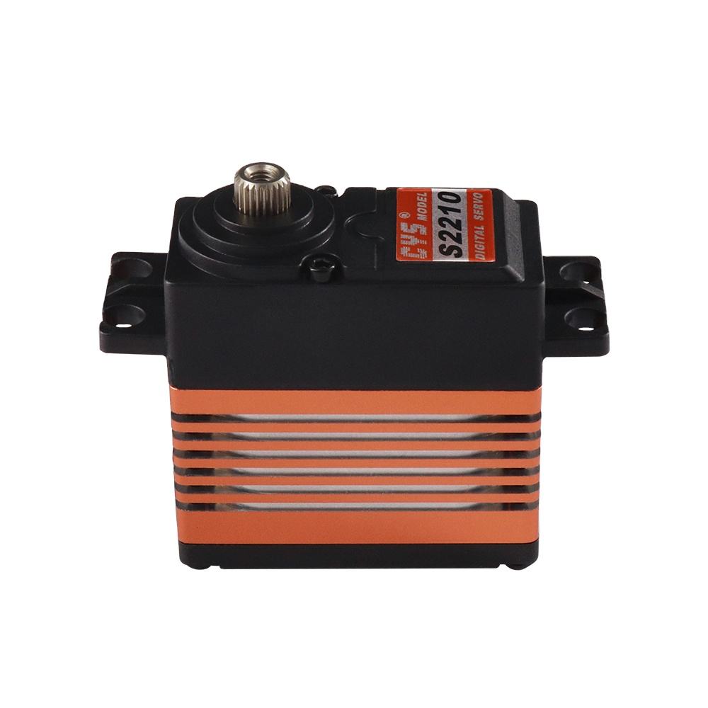 large torque CYS-S2210 Unisex Waterproof RC Boat Parts Coreless 60g-10kg Torque HV Digital Titanium Gear Standard Size Metal Plastic Toy for Unisex