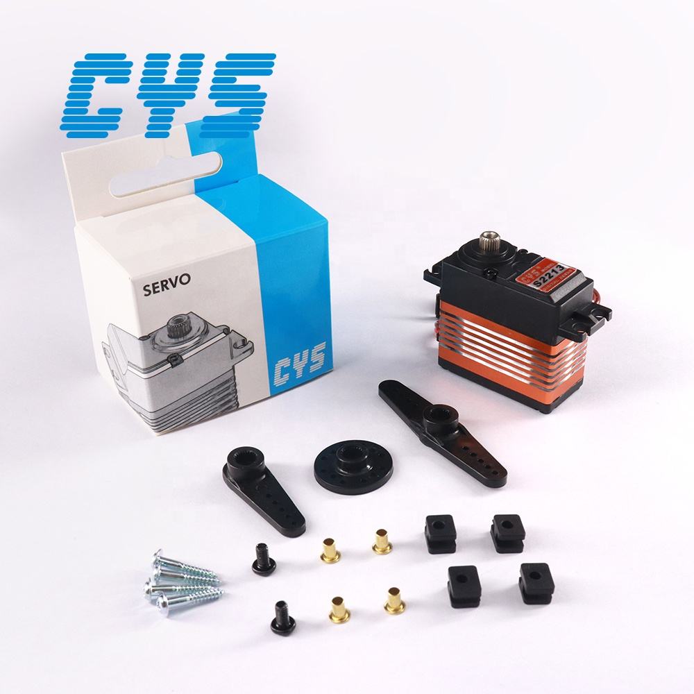 large torque CYS-S2213 Aluminum Coreless Digital Waterproof Servo Unisex High-Performance RC Parts Accs for UAV RC Plane Car-Battery