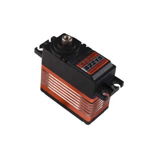 large torque CYS-S2215 High-Performance Titanium Gear Brushless Servo 15kg Aluminum 0.12sec Speed CNC Coreless Design for FPV Systems RC Metal Toy for