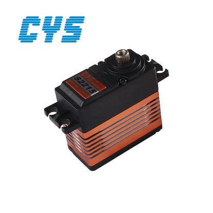 large torque CYS-S2215 High-Performance Titanium Gear Brushless Servo 15kg Aluminum 0.12sec Speed CNC Coreless Design for FPV Systems RC Metal Toy for