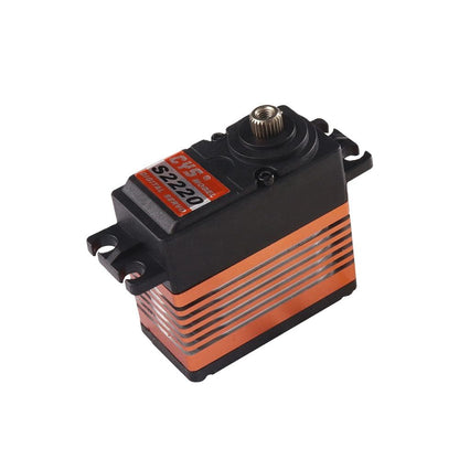 large torque CYS-S2220 Unisex 1/10 RC Boat Servo Waterproof Digital Titanium Gear High Torque 60g 20kg Plastic Metal 7.4V Wholesale