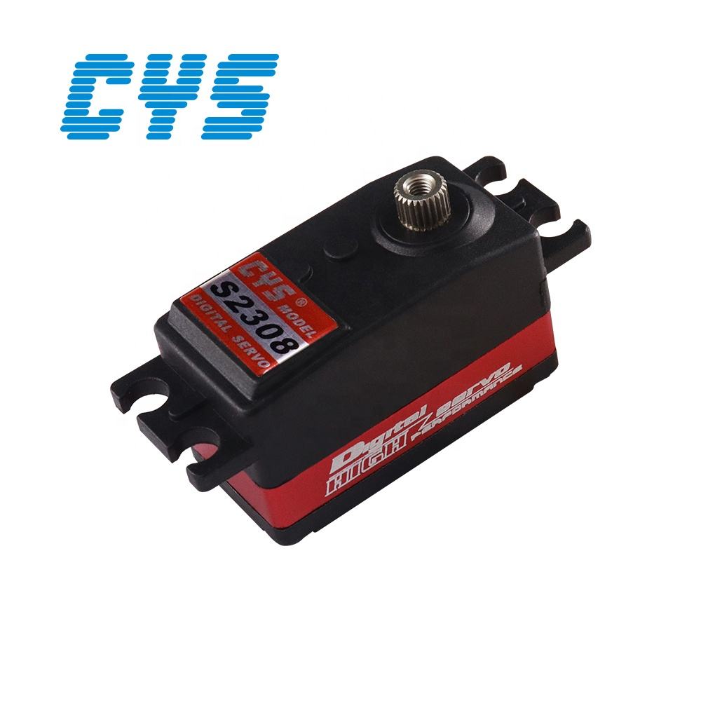RC Car Servo CYS-S2308 Tianize High-Speed Low Profile Waterproof RC Drift Cars Boats Motors 8kg Torque Coreless Servo Gear RC Airplane Parts