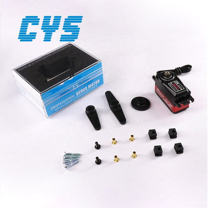 RC Car Servo CYS-S2318 High Torque 8kg Waterproof Coreless HV Digital 7.4V Remote Low-Profile RC Metal Gear Toy Car 8kg Boat Parts