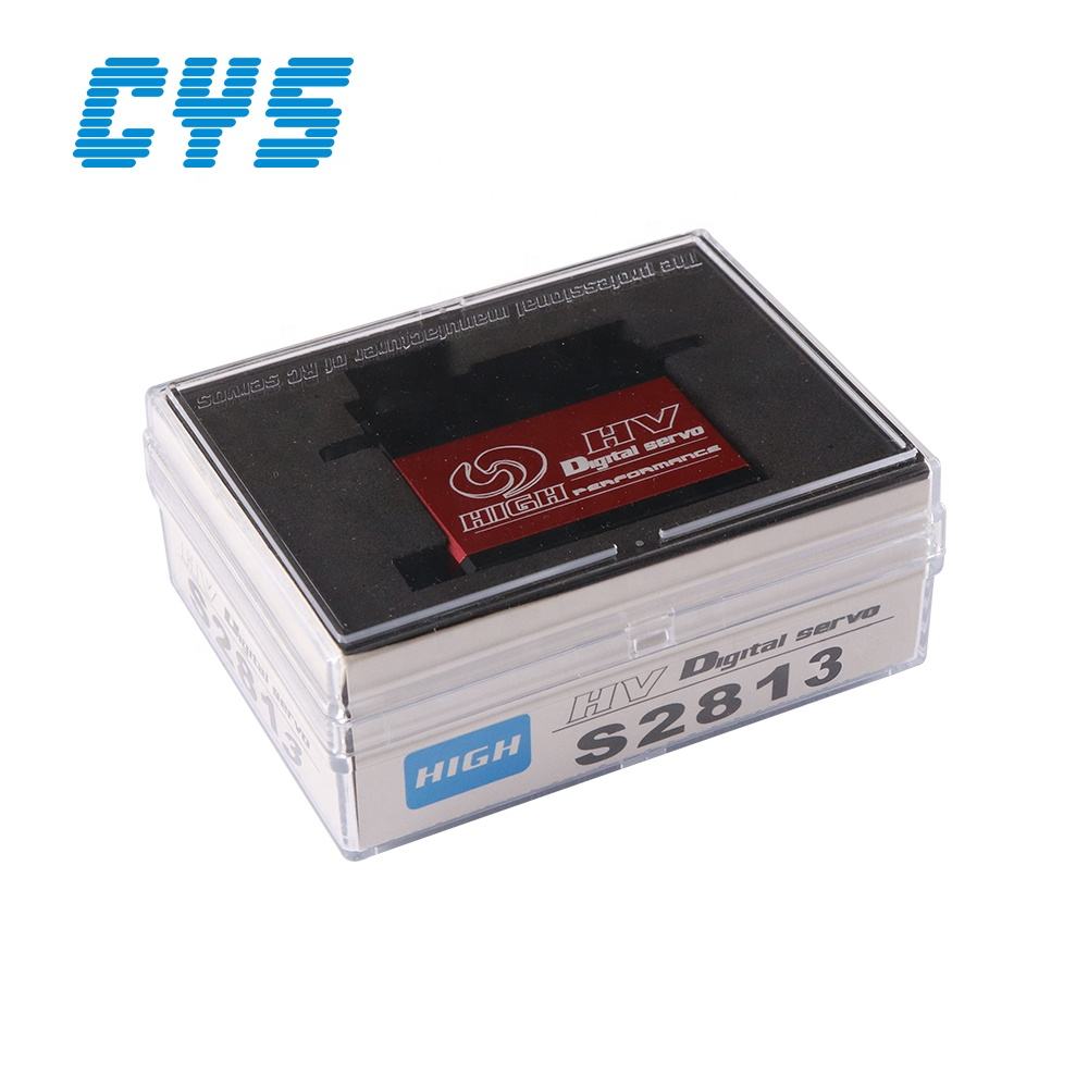 Helicopter Servo  CYS-S2813 China Factory Sale  72g 13kg High Speed Waterproof Servo RC Car Plane Full Metal Case Coreless Titanium RC Parts Accs