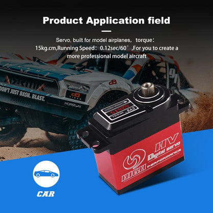 Helicopter Servo CYS-S2815 High-Speed 15kg.cm Coreless Titanium Gear 7.4V Brushless 35mm 4mm RC Servo Motor Metal Accessories Parts