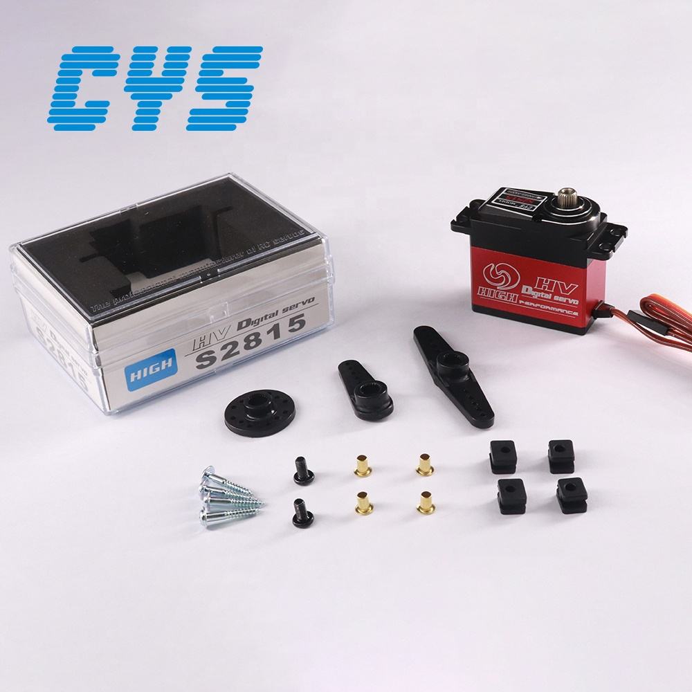 Helicopter Servo CYS-S2815 High-Speed 15kg.cm Coreless Titanium Gear 7.4V Brushless 35mm 4mm RC Servo Motor Metal Accessories Parts