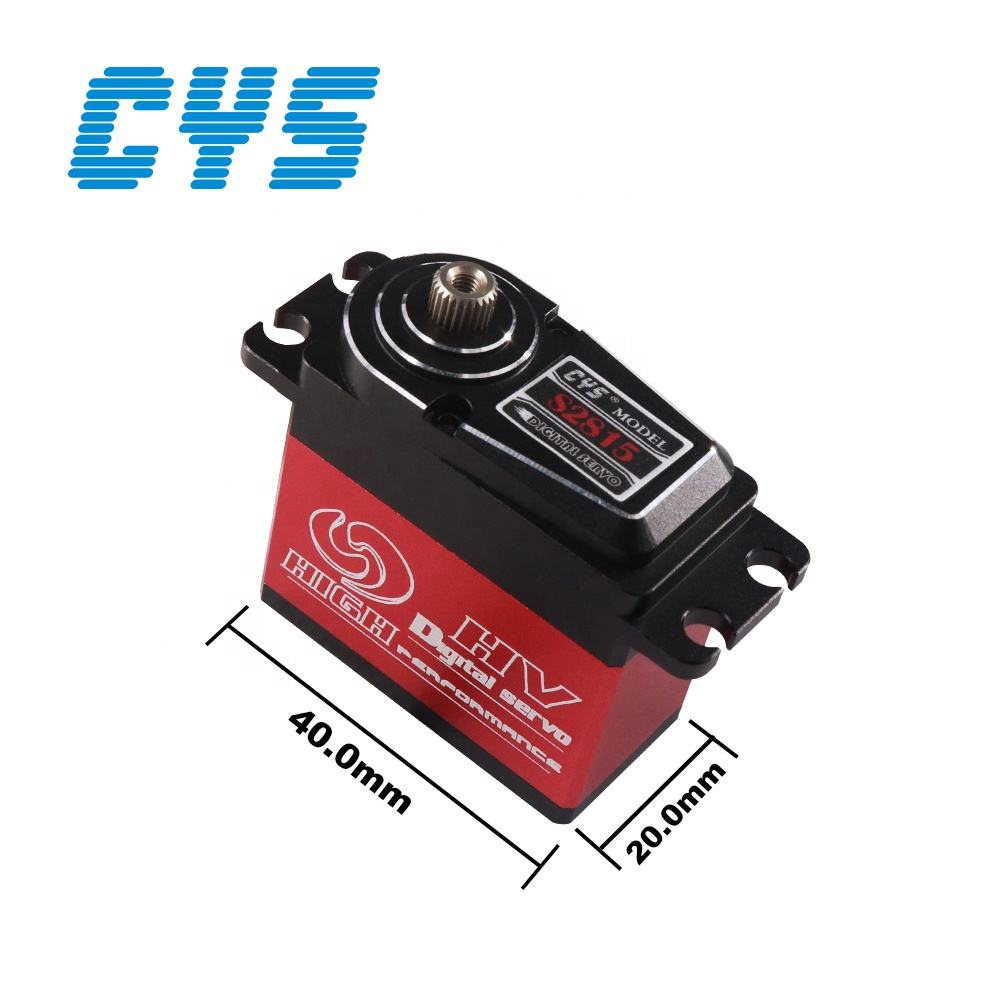 Helicopter Servo CYS-S2815 High-Speed 15kg.cm Coreless Titanium Gear 7.4V Brushless 35mm 4mm RC Servo Motor Metal Accessories Parts