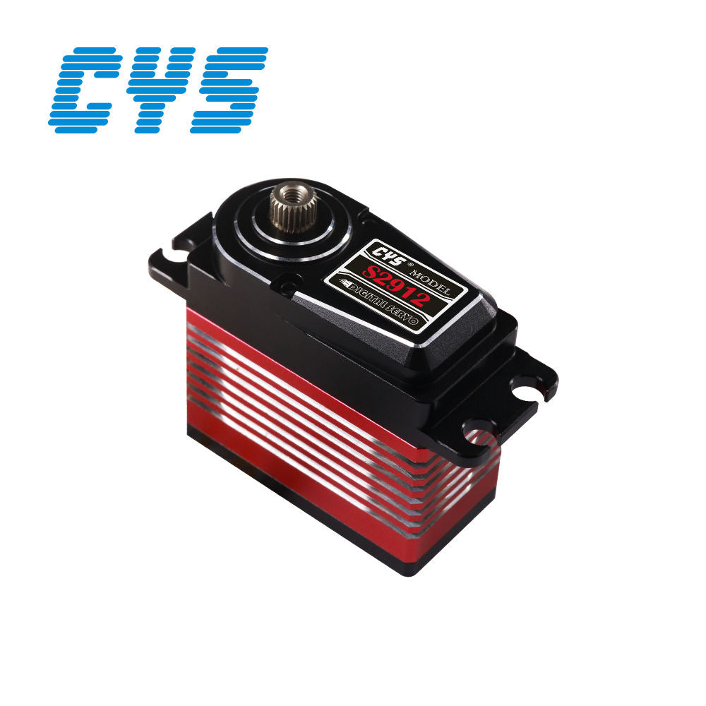 large torque CYS-S2912-02 12Kg Torque Titanium Gear Digital Coreless Motor Full Aluminium Case Servo for Rc Plane and Helicopter