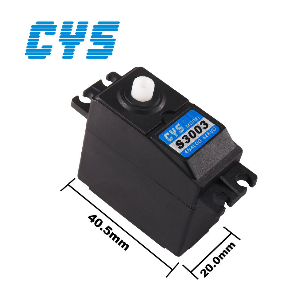 RC Car Servo CYS-S3003 Digital 1:10 Scale Waterproof Remote Control Servo Motors 7.4V 3.5kg*cm Torque Metal Gear Iron Core RC Cars Vehicle