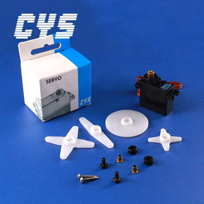Micro Servo CYS-S3027MG  Mini 3kg Digital Servo Metal Gear GPS Remote Control Toy for Boys RC Aircraft Drones Helicopters Iron Core Motor Radio Systems