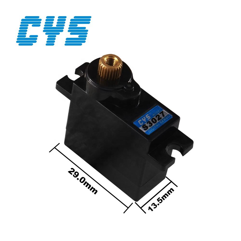 Micro Servo CYS-S3027MG  Mini 3kg Digital Servo Metal Gear GPS Remote Control Toy for Boys RC Aircraft Drones Helicopters Iron Core Motor Radio Systems