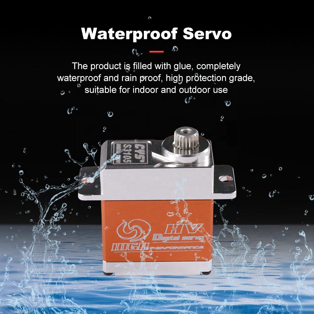 Helicopter Servo CYS-S3105-3 Small Size 6V 4.5KG 360 Degree Serial Bus Micro Single Shaft Servo Feedback RC Servos for Boys' Quadrotor