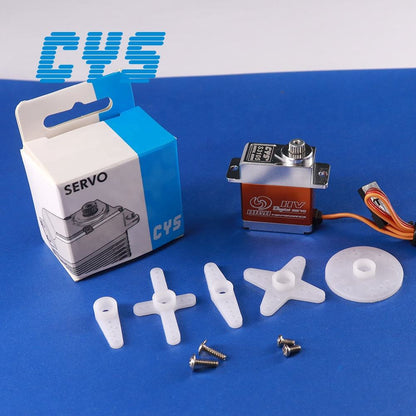 Helicopter Servo CYS-S3105-02 CNC Aluminum 3.5kg RC Digital Servo Titanium Gear Hobby 450 Size Helicopter Toy Kit Coreless Motor Radio System Car Metal Full