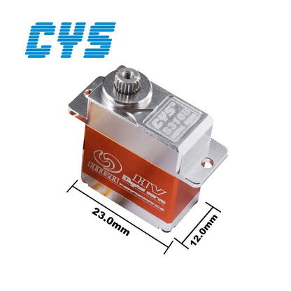 Helicopter Servo CYS-S3108-05 Servo 4.5KG 0.06sec High Speed Full Cnc Metal Case and Titanium Gear Coreless Servo for 450 Rc Helicopter
