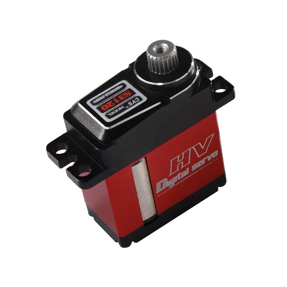Helicopter Servo CYS-S3120-01 CNC Shell High Voltage 5.0-8.4V Servo Metal Gear for RC Model Plane Airplane Electrical Toys