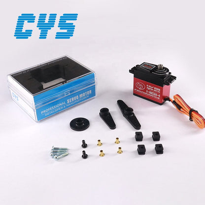 Helicopter Servo CYS-S3120-04 7kg Digital Coreless Titanium Gear 0.06sec High-Speed Full Metal Case for 450 Class RC Helicopters