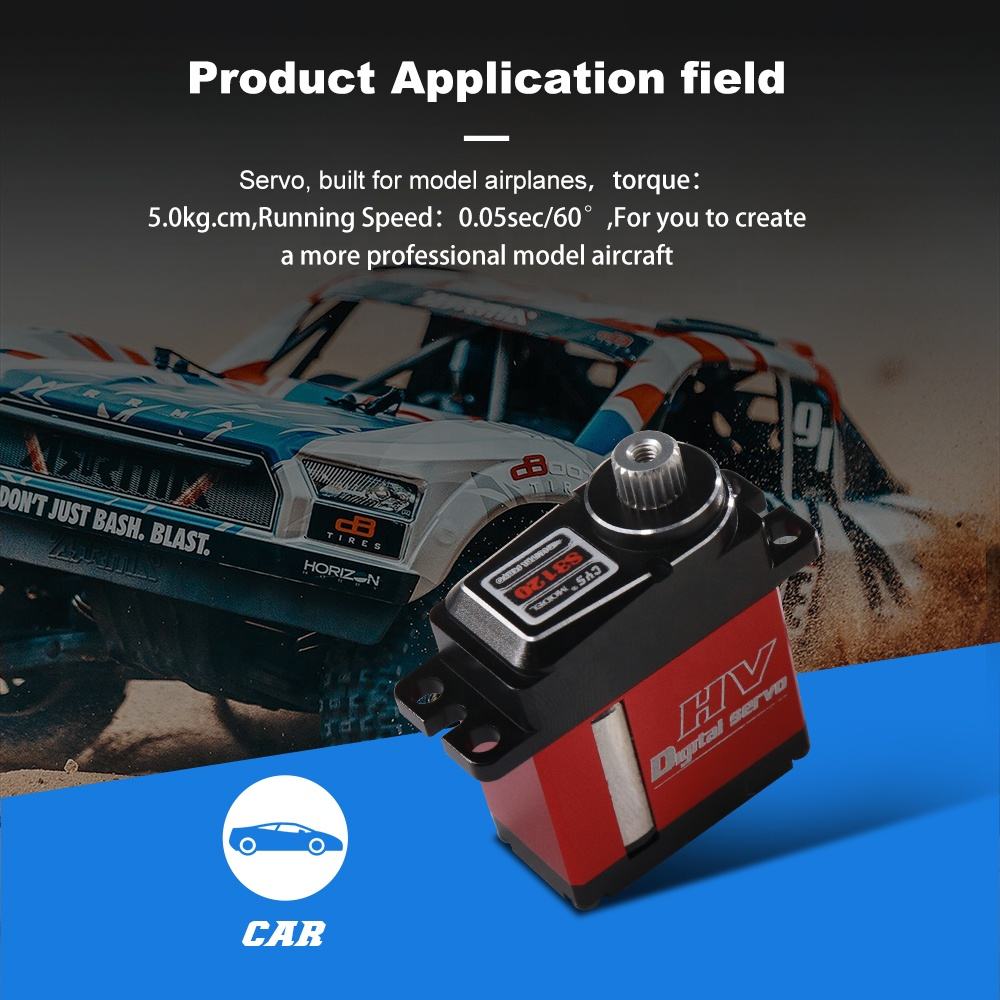 Helicopter Servo CYS-S3120-05 Unisex 500-550 RC Helicopter Customizable 25T Teeth Coreless Servo Motor Battery-Powered Made in China Manufacturer Metal Parts