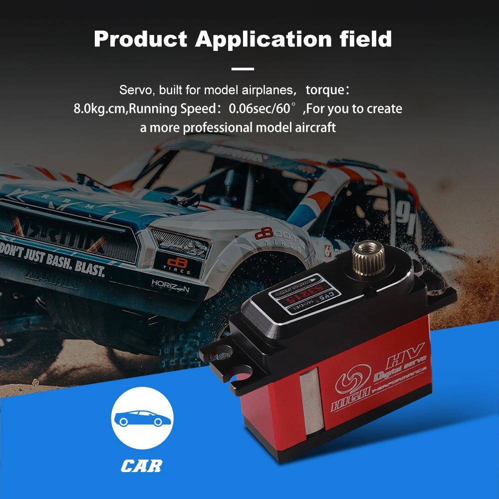 Helicopter Servo CYS-S3215 Unisex Titanium Gear Accessories for 500-550 RC Helicopter High Battery Full Metal Coreless Motor Servo Waterproof