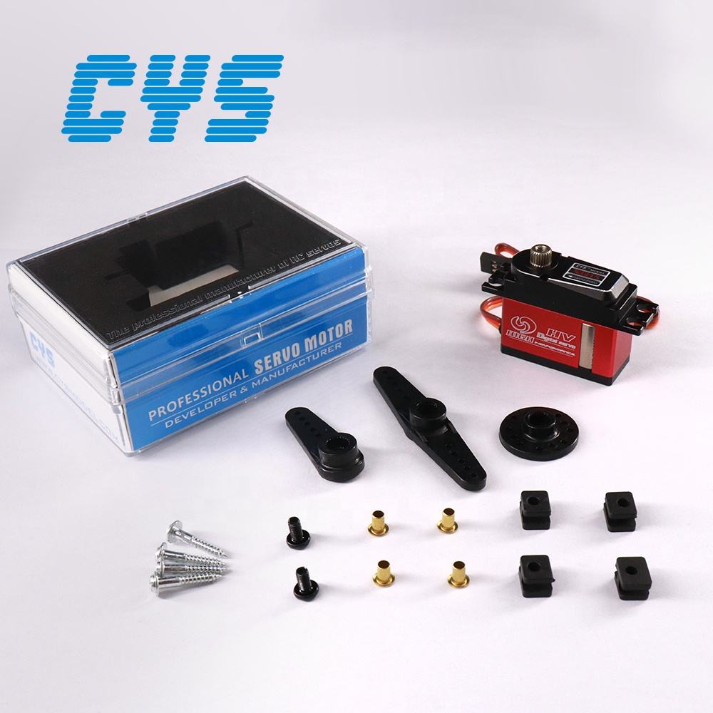 Helicopter Servo CYS-S3215 Unisex Titanium Gear Accessories for 500-550 RC Helicopter High Battery Full Metal Coreless Motor Servo Waterproof
