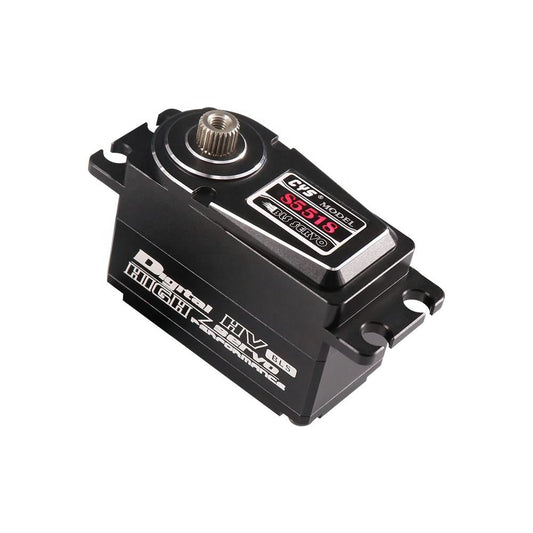 RC Car Servo CYS-S5518 Waterproof Brushless Servo Motor for RC Drift Car High Speed Low-Profile Titanium Gear Brushless Motor for Boat Use