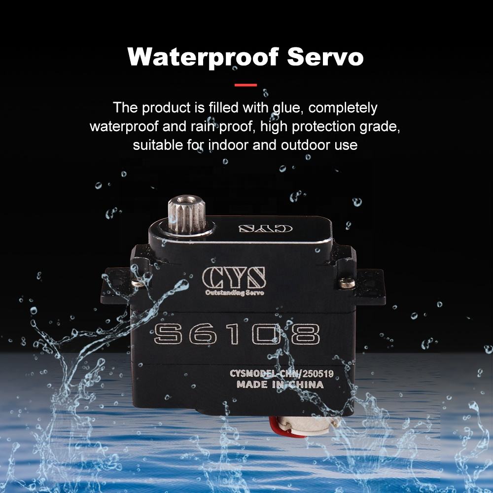 Micro Servo CYS-6108 Digital Mini & Micro Servo with Full Metal Case/Gears for RC Plane - Durable & Lightweight