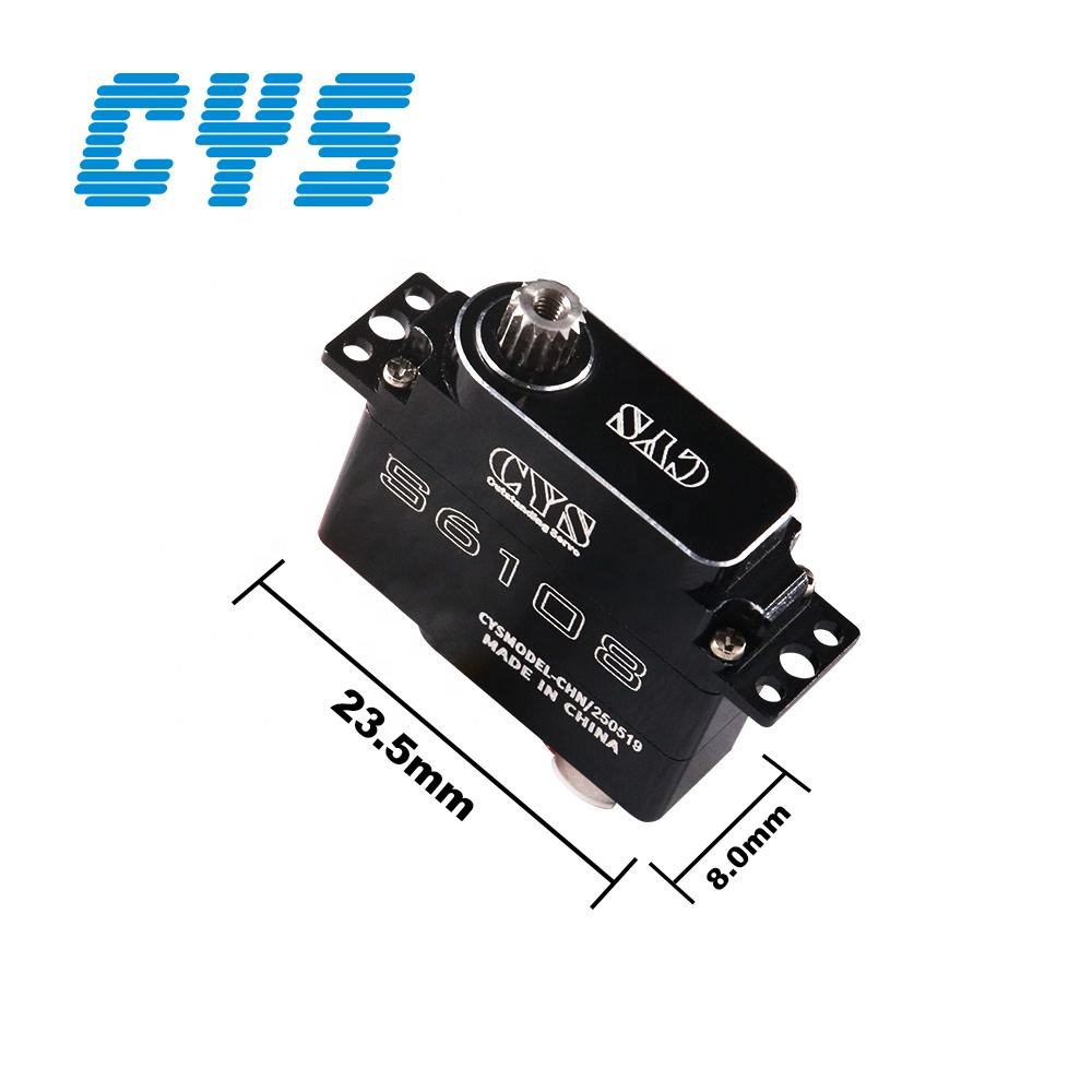 Micro Servo CYS-6108 Digital Mini & Micro Servo with Full Metal Case/Gears for RC Plane - Durable & Lightweight