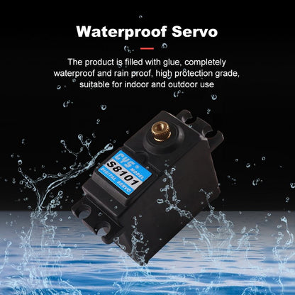 Robotics Servo CYS-S8101-01 Unisex Digital RC Servo Waterproof 1:10 Scale Robot Standard with 12kg*cm Iron Core Motor for 1:10 Scale RC Robot