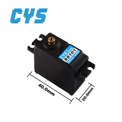 Robotics Servo CYS-S8101-02 Premium Unisex 13kg Digital RC Servo High-Speed Metal Plastic Remote Control Robot Mini 6mm Shaft Diameter Unisex RC