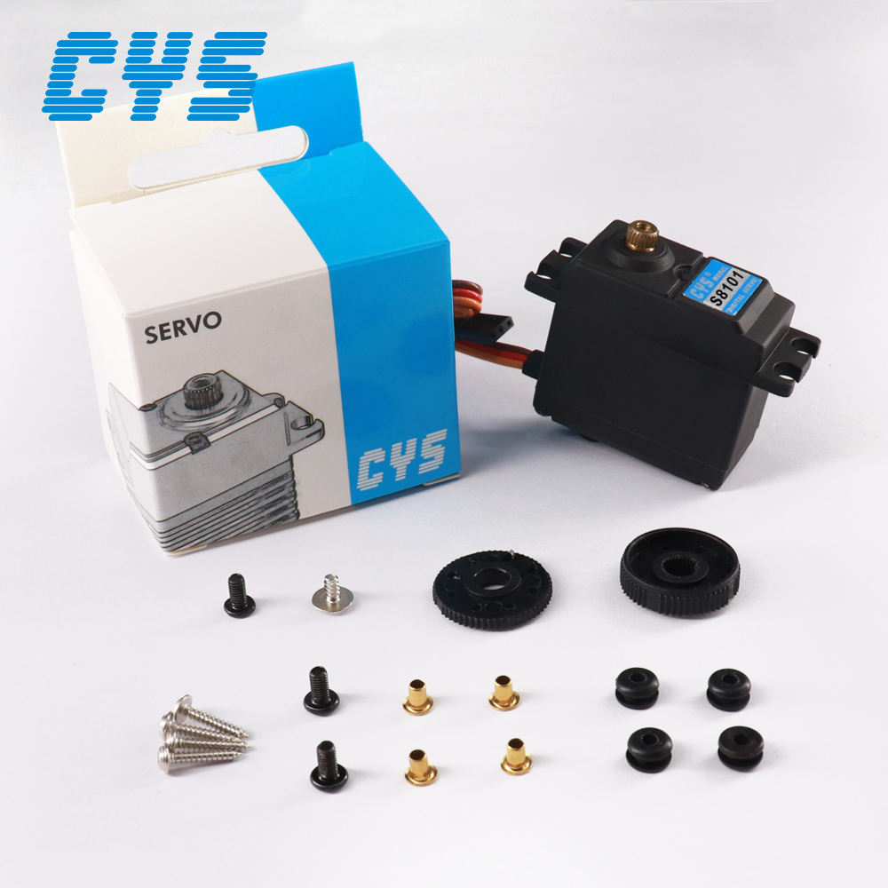 Robotics Servo CYS-S8101-02 Premium Unisex 13kg Digital RC Servo High-Speed Metal Plastic Remote Control Robot Mini 6mm Shaft Diameter Unisex RC