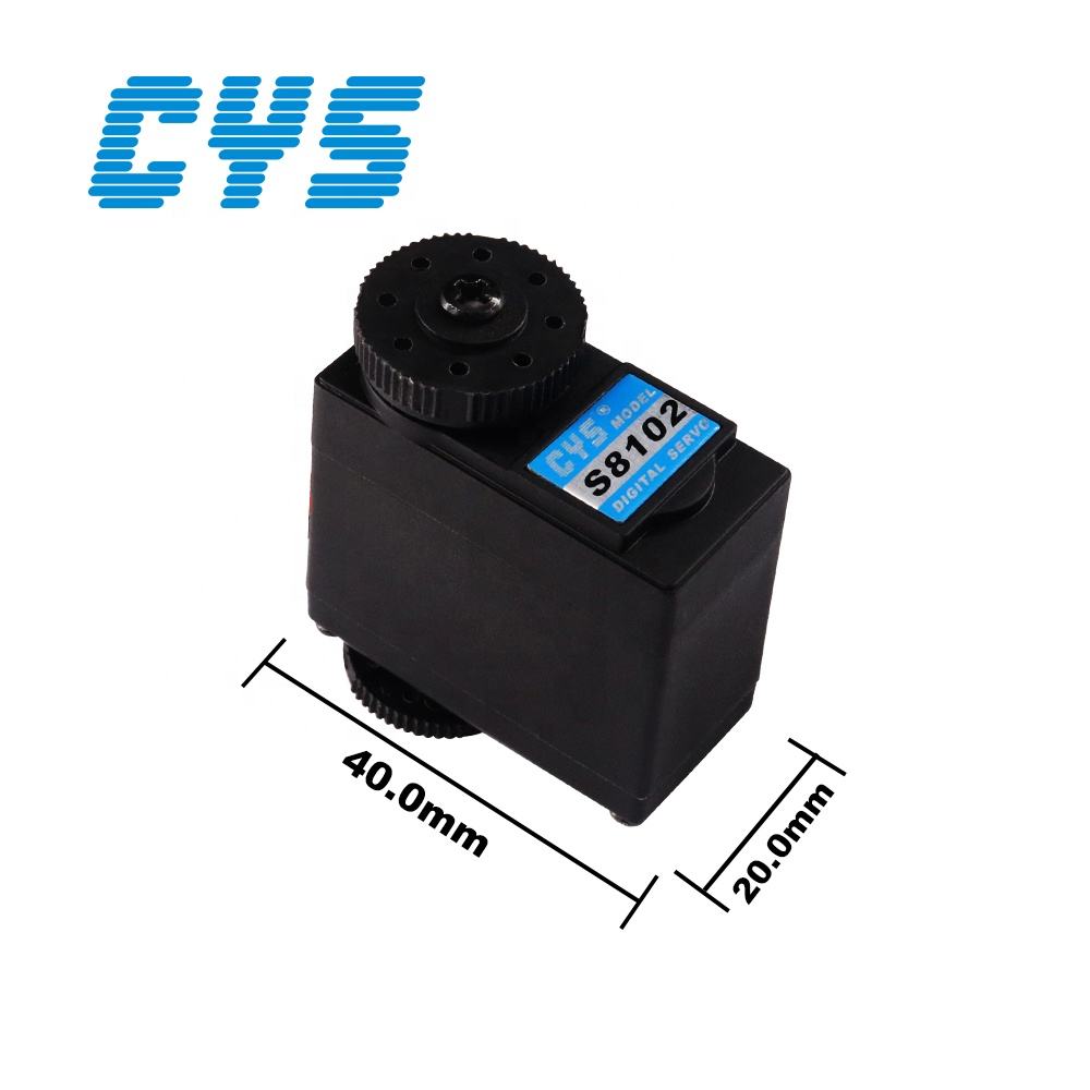 Robotics Servo CYS-S8102-02 Digital RC Micro Servo Motor High Torque 13kg Remote Control for Robot & Humanoid Robotics Factory Direct Sale