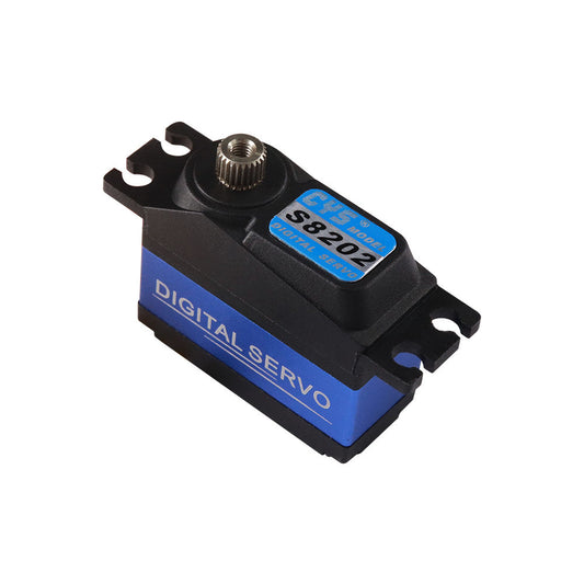 Helicopter ServoGet CYS-S8202 Unisex 3.5kg Mini GPS 500 Helicopter Model High Safety Radio RC Parts Coreless Aluminum Toy Car Metal Robot