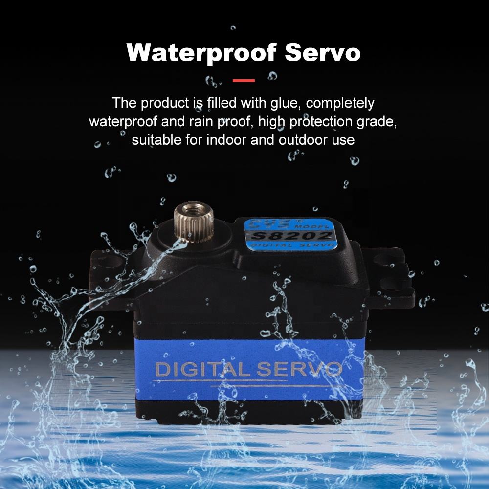 Helicopter ServoGet CYS-S8202 Unisex 3.5kg Mini GPS 500 Helicopter Model High Safety Radio RC Parts Coreless Aluminum Toy Car Metal Robot