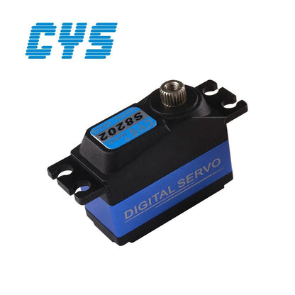 Helicopter ServoGet CYS-S8202 Unisex 3.5kg Mini GPS 500 Helicopter Model High Safety Radio RC Parts Coreless Aluminum Toy Car Metal Robot