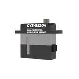 CAN bus high-torque servo CYS-8204-03 10kg Full Metal Case Coreless Digital Servo Wing Motor 25t Can Protocol for RC Airplane Boat Parts Accessories
