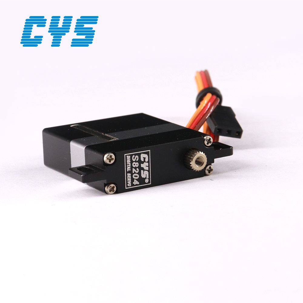 Helicopter Servo CYS-S8204-0310kg 0.12sec Digital Full Metal Aluminium Case Wing Servo with Dual Ball Bearing for RC Airplane Parts