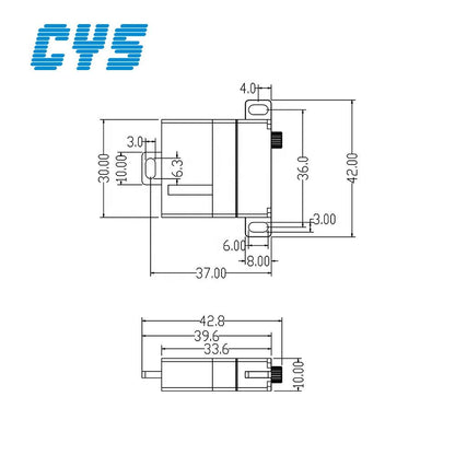 Helicopter Servo CYS-S8204-0428g 6kg Torque Coreless Metal Gear RC Plane Digital Servo
